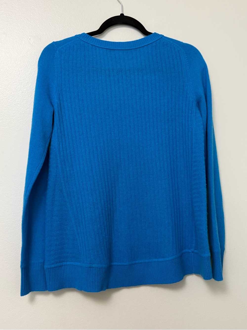 Cashmere Diane Von Furstenberg Bright Blue Crewneck Sweater - Picture 2 of 8